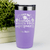 Light Purple Teacher Tumbler With Superpower Design