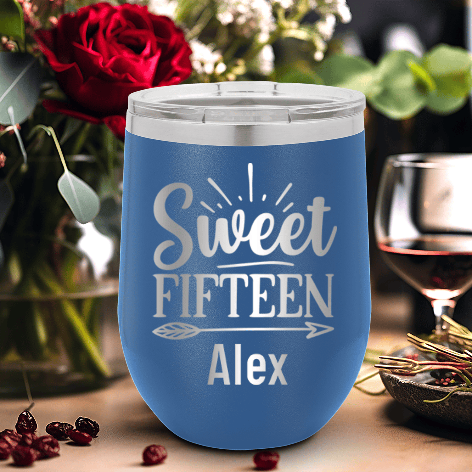 Sweet Fifteen Wine Tumbler