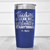 Blue Teacher Tumbler With Teachers Can Do Anything Design