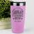 Pink Teacher Tumbler With Teachers Need Beer Design