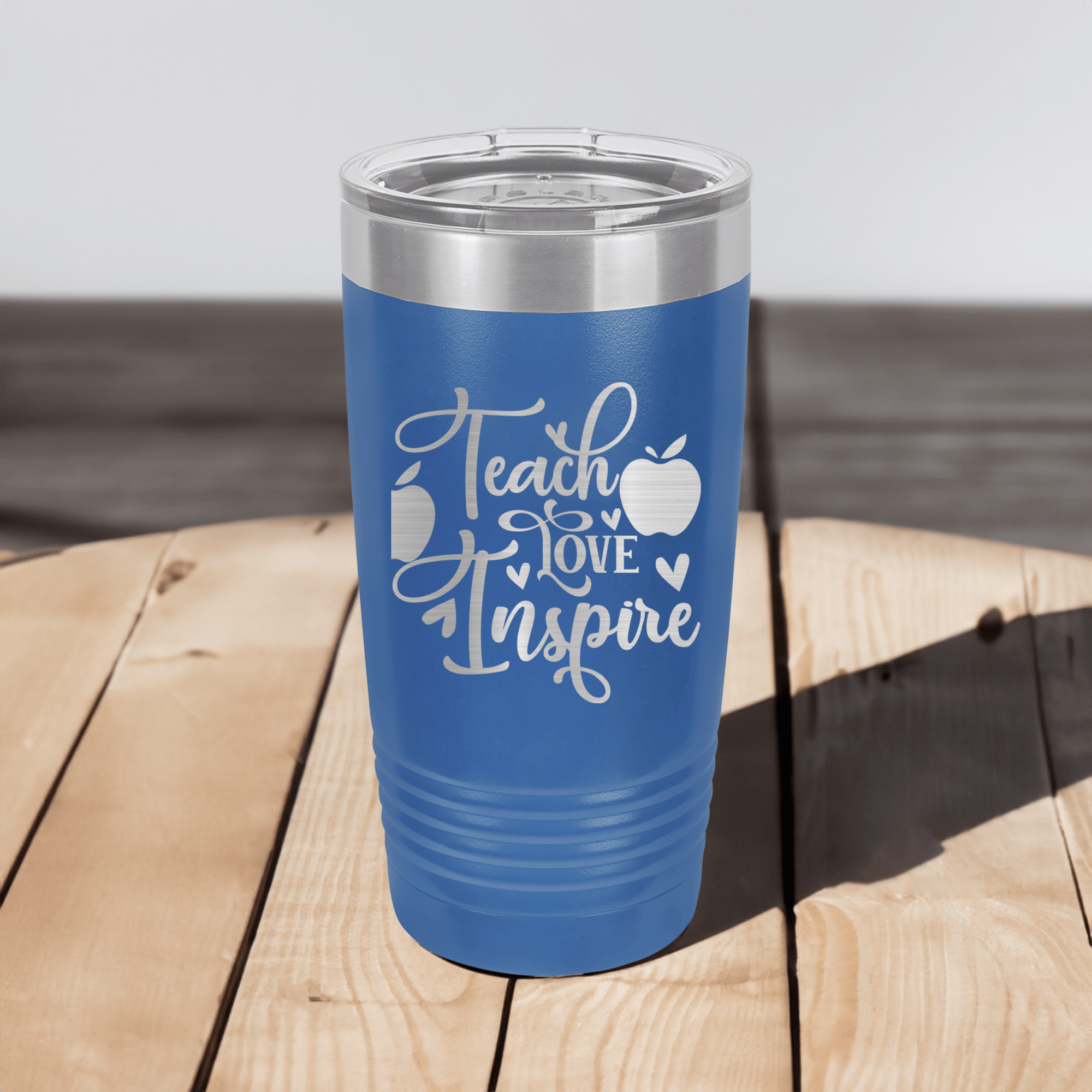 Teaching Love Inspire Ringed Tumbler