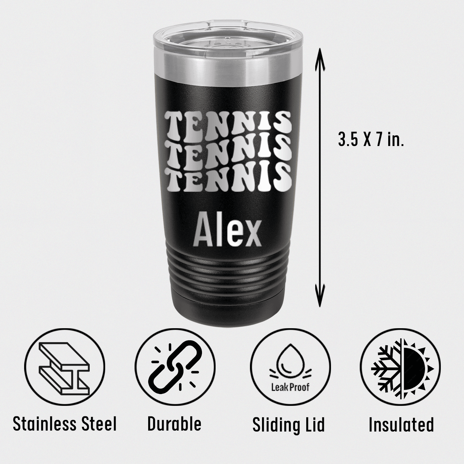 Tennis All Day Tumbler