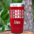 Red Tennis For Her Tumbler With Tennis All Day Design