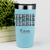 Teal Tennis For Her Tumbler With Tennis All Day Design