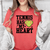 Tennis Has My Heart Womens T Shirt