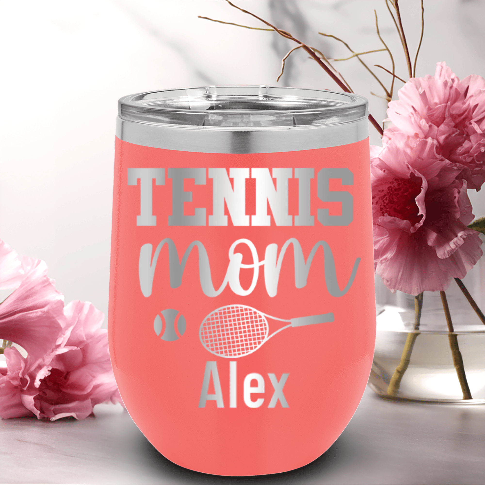 Tennis Mom Wine Tumbler