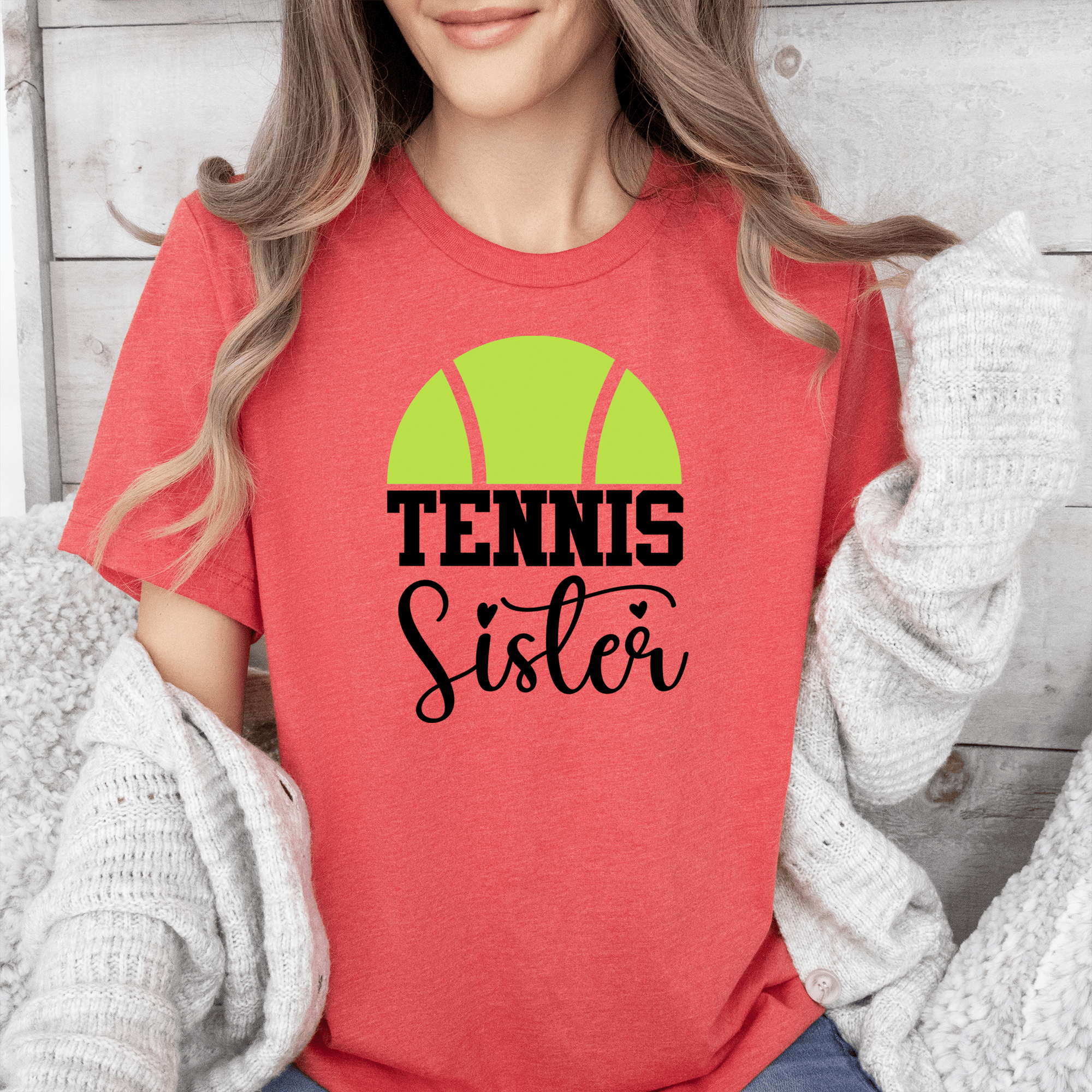 Tennis Sister Womens T Shirt