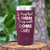 Maroon Pickleball Tumbler With Text Pickle Design