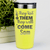 Yellow Pickleball Tumbler With Text Pickle Design