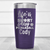 Purple Pickleball Tumbler With That Pickle Life Design