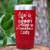 Red Pickleball Tumbler With That Pickle Life Design