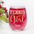 That Tennis Girl Stemless Wine Glass