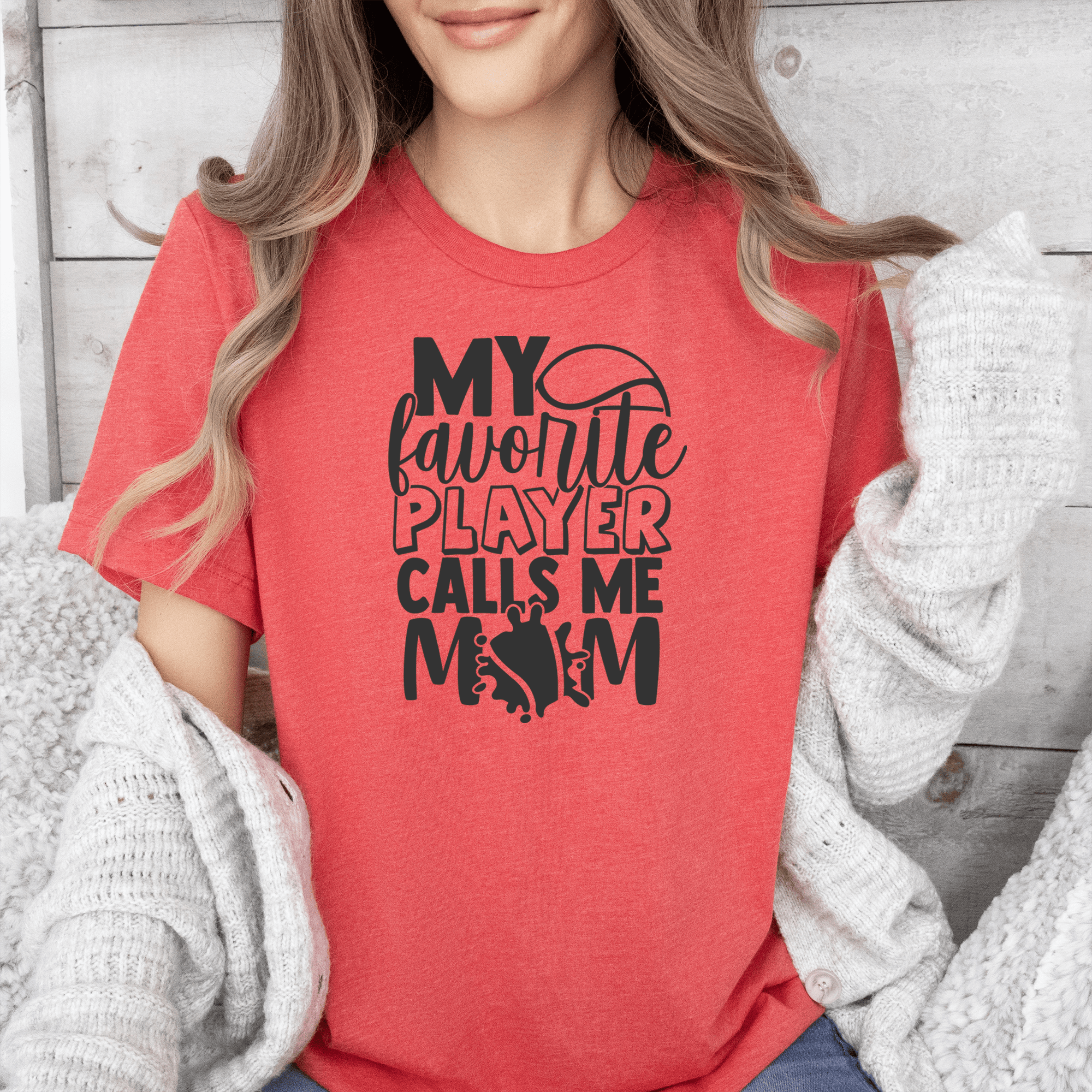 That Tennis Player Calls Me Mom Womens T Shirt