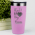 Pink Baseball Mom Tumbler With Thats My Baseball Boy Design