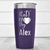 Purple Baseball Mom Tumbler With Thats My Baseball Boy Design