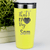 Yellow Baseball Mom Tumbler With Thats My Baseball Boy Design