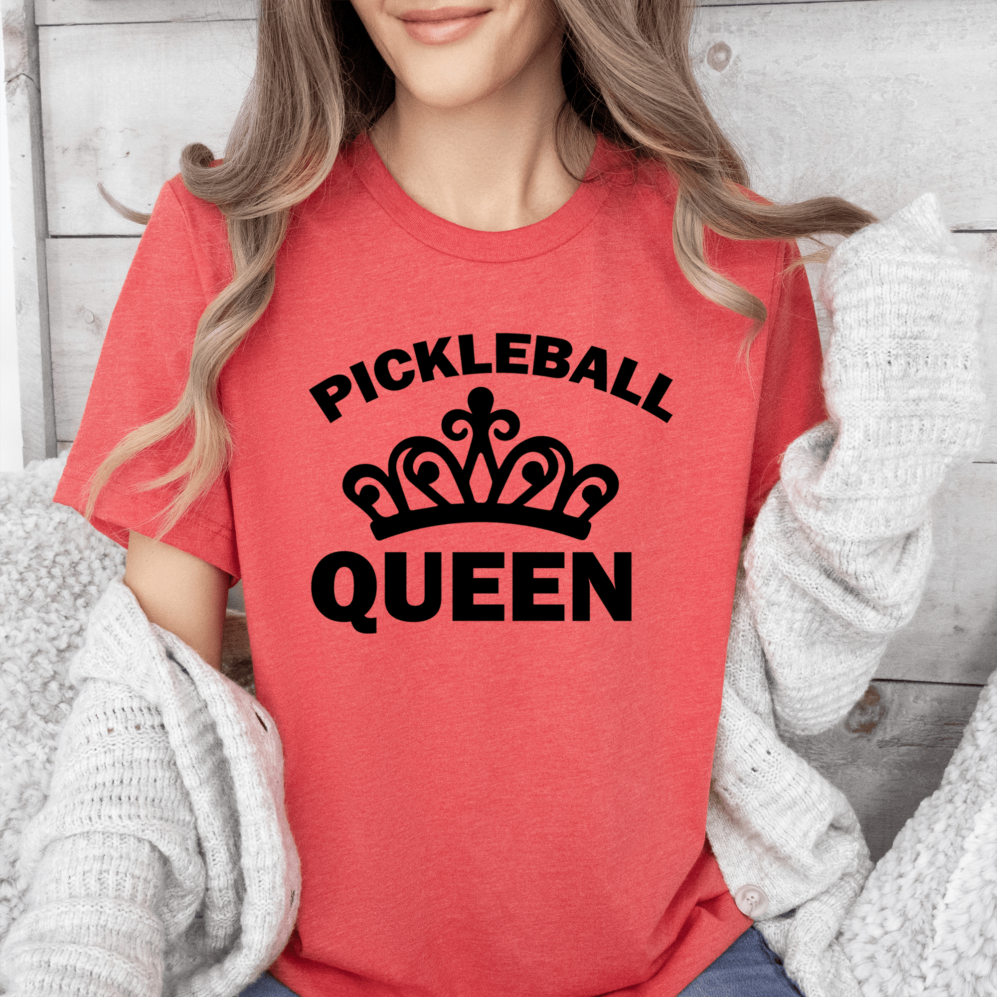 The Pickleball Queen Womens T Shirt
