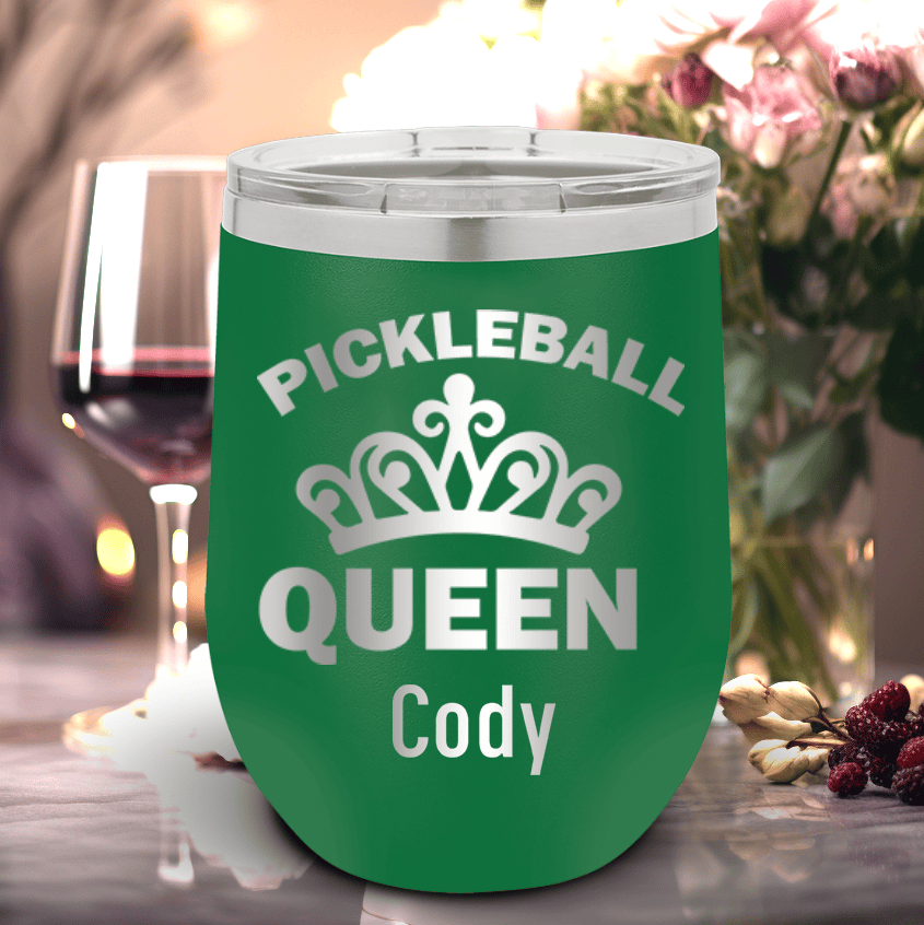 The Pickleball Queen Wine Tumbler