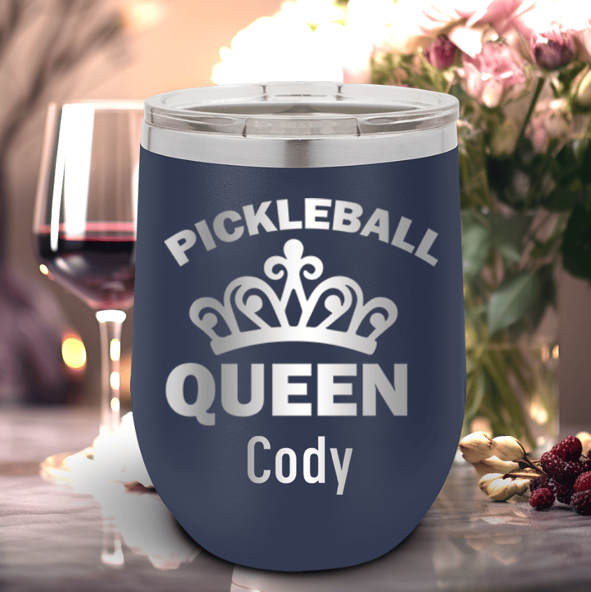 The Pickleball Queen Wine Tumbler