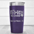 Purple Nurse Tumbler With The Vein Whisperer Design