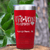 Red Nurse Tumbler With The Vein Whisperer Design