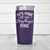 Purple pickelball tumbler Totally Not Fine