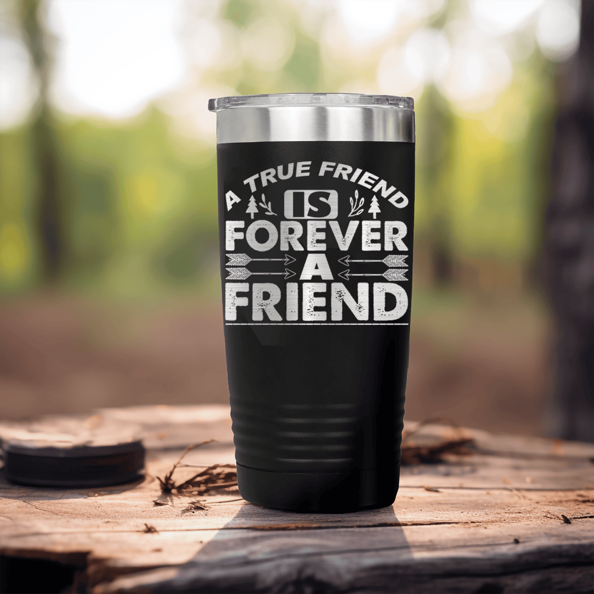 Black Best Friend tumbler True Friendship Is Forever Friend