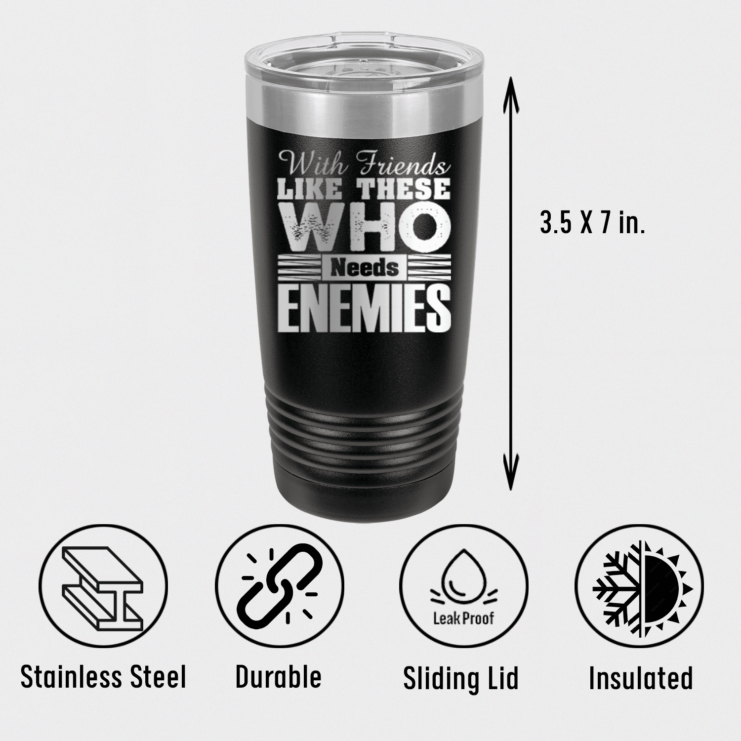 Who Needs Enemies Tumbler