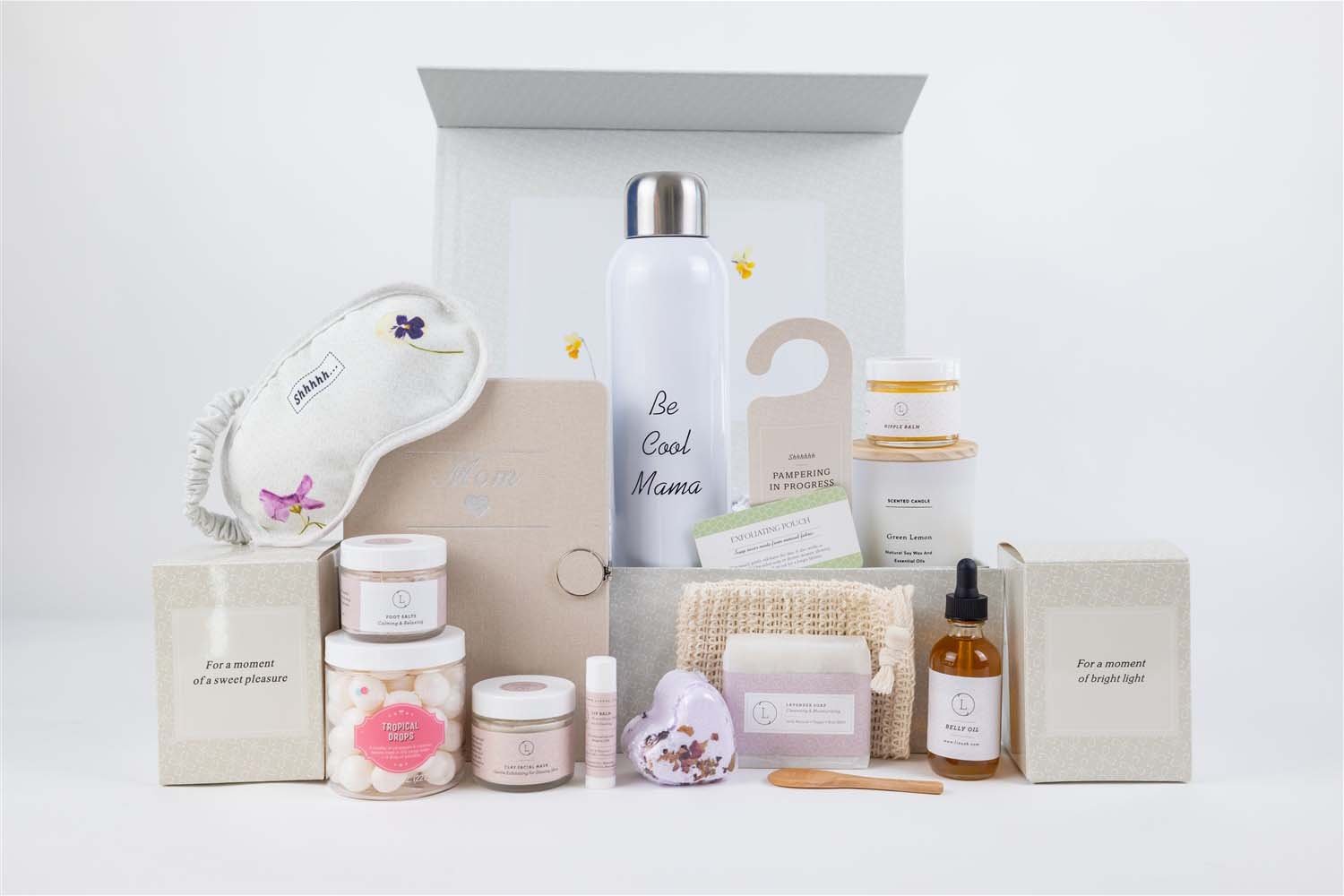 Pampering New Mom Gift Basket