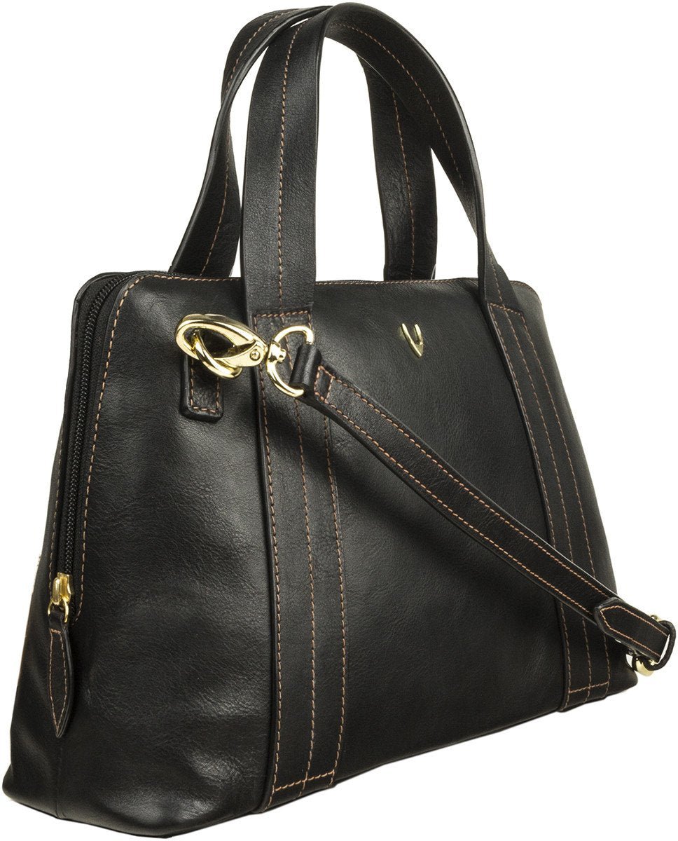 Bags & Luggage - Women's Bags - Shoulder Bags Cerys Medium Leather Satchel With Shoulder Strap