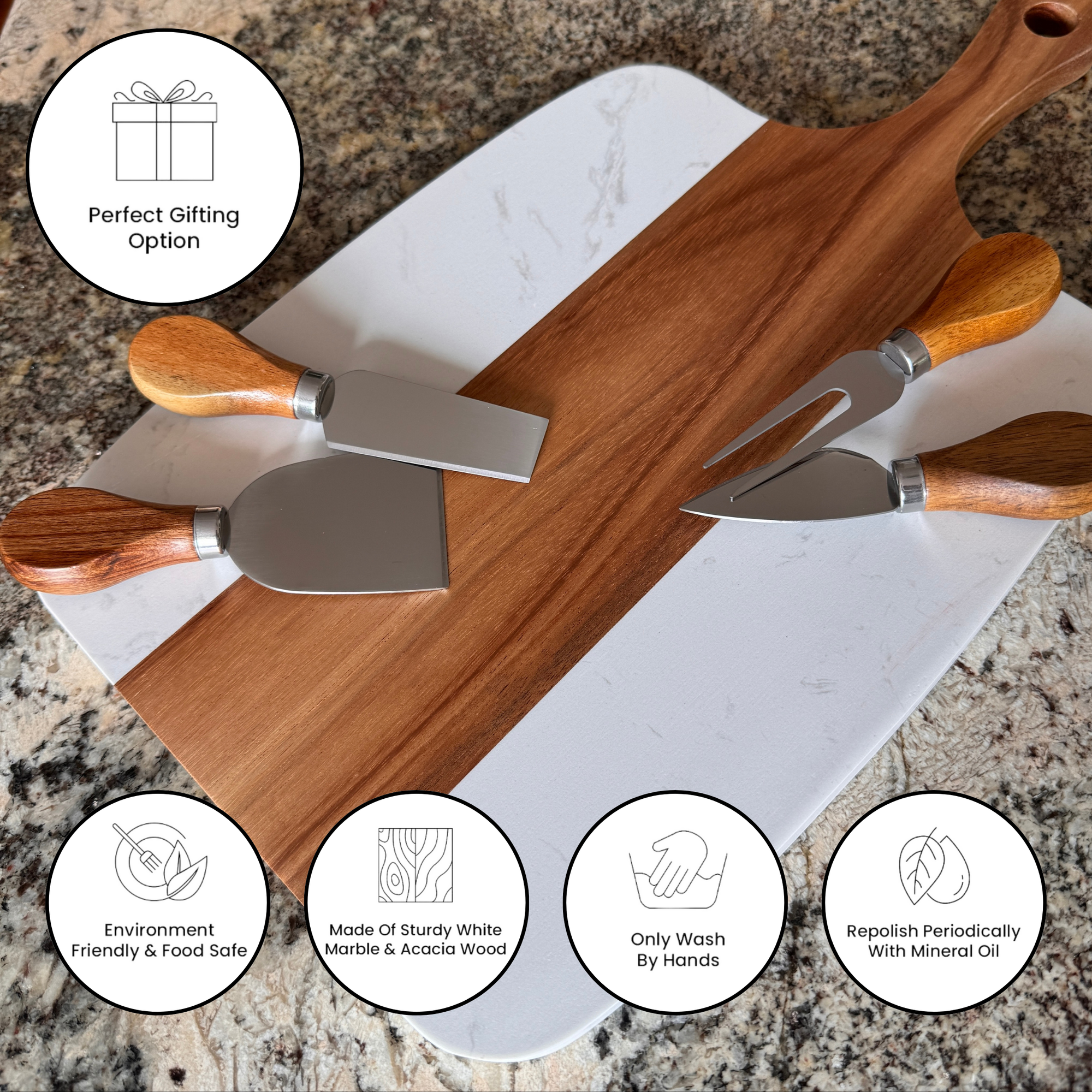 Gather & Graze Personalized Charcuterie Board