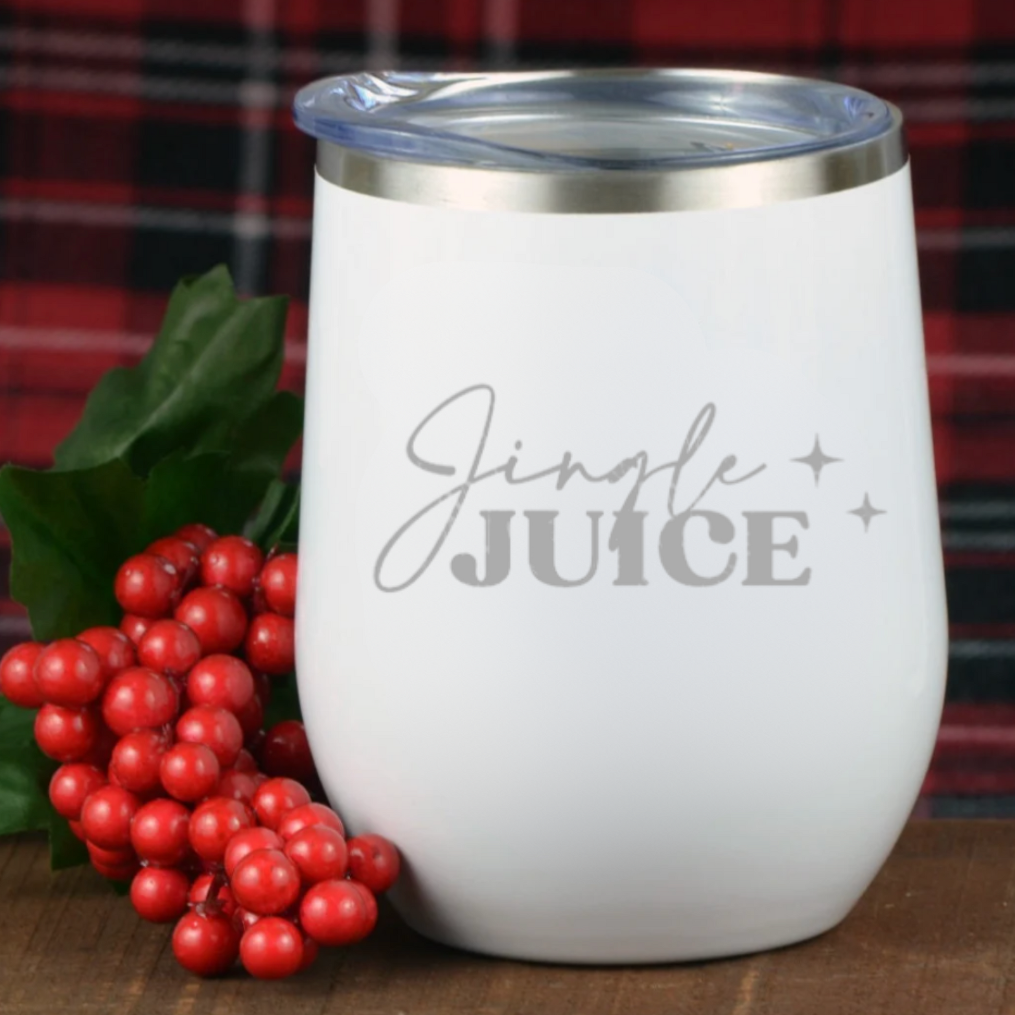 Christmas Wine Tumblers