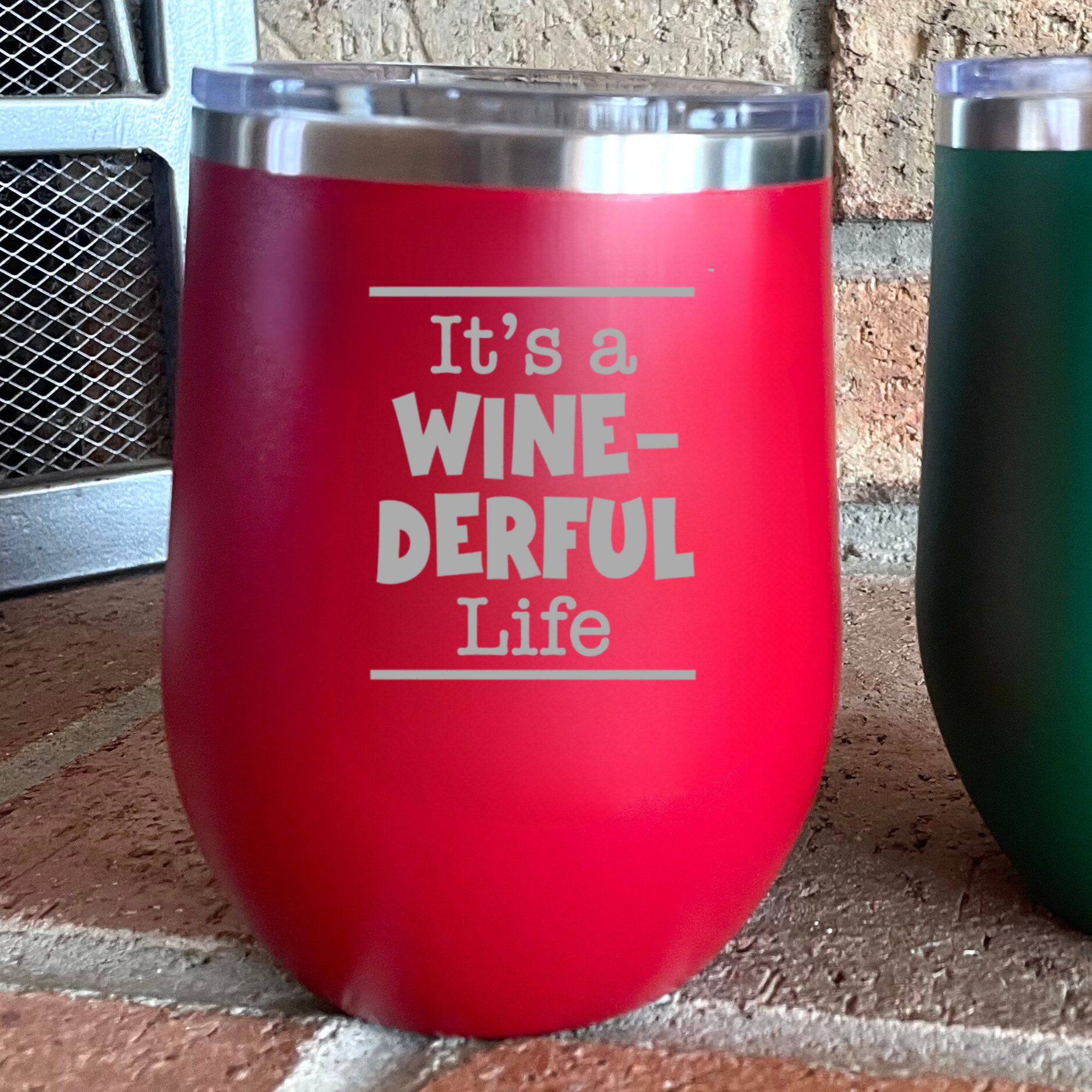 Christmas Wine Tumblers