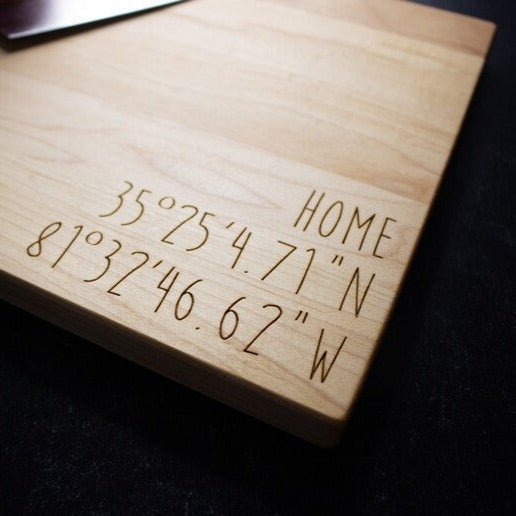 Cutting Board Coordinates Cutting Board