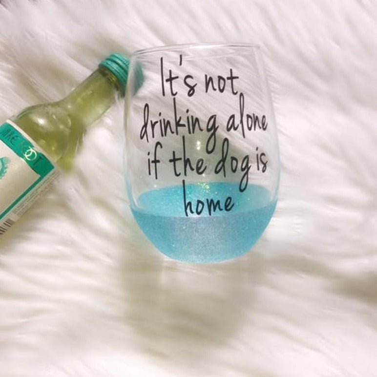 Drinkware Dog Mom Wine Glass