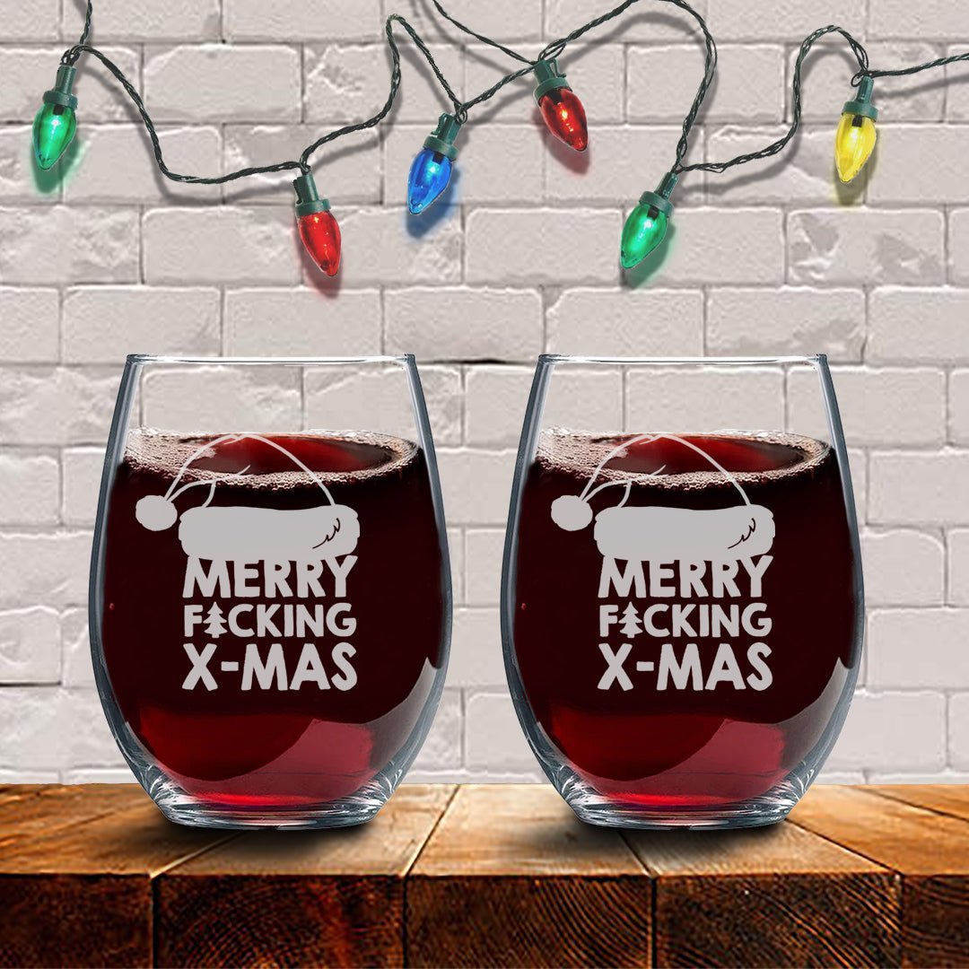 Festive Wine Glass