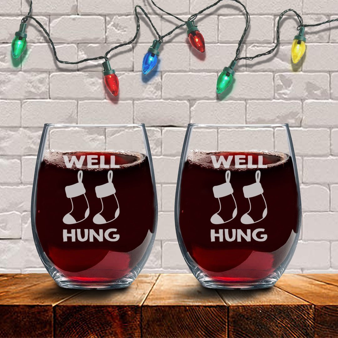 Festive Wine Glass