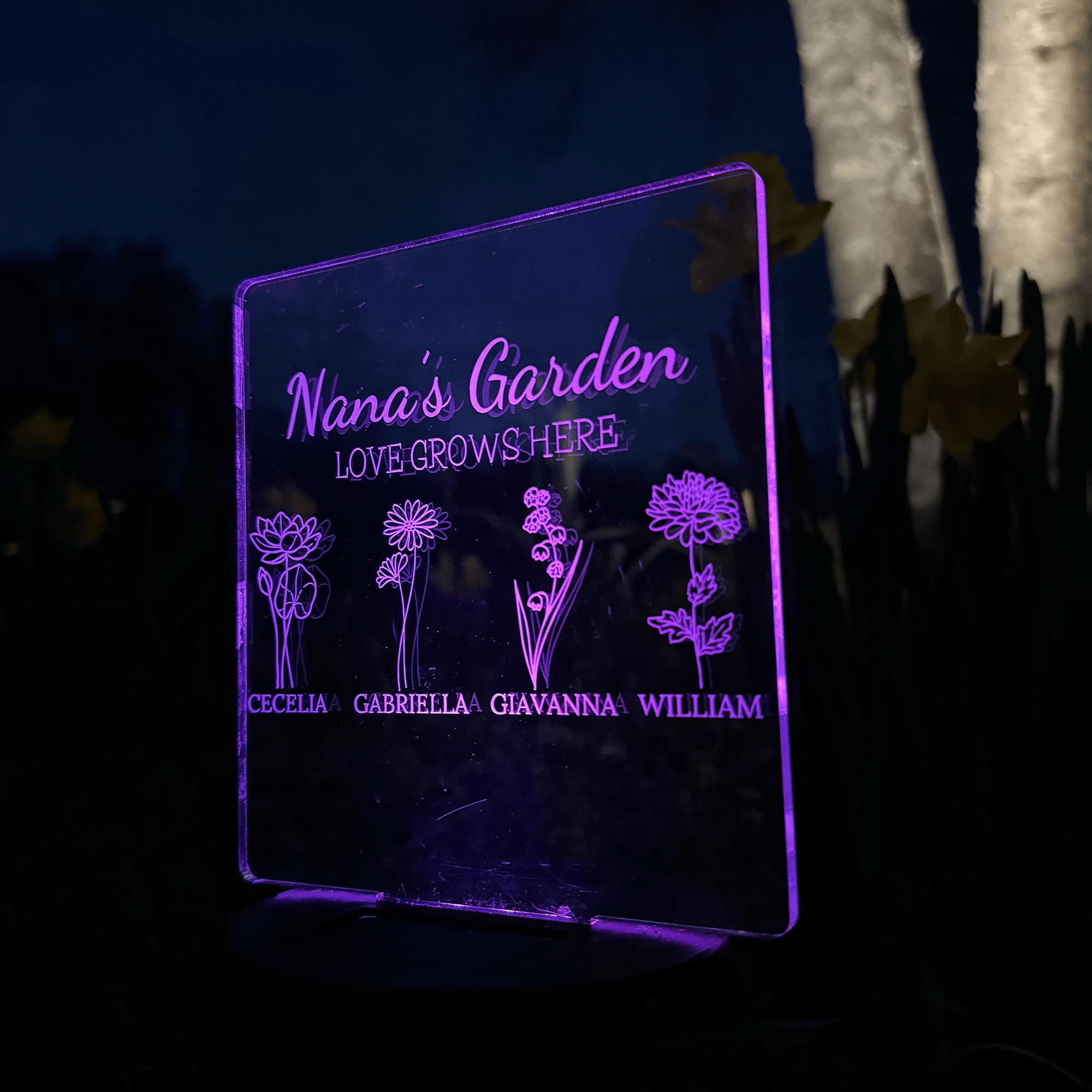 Mama's Radiant Garden Sign