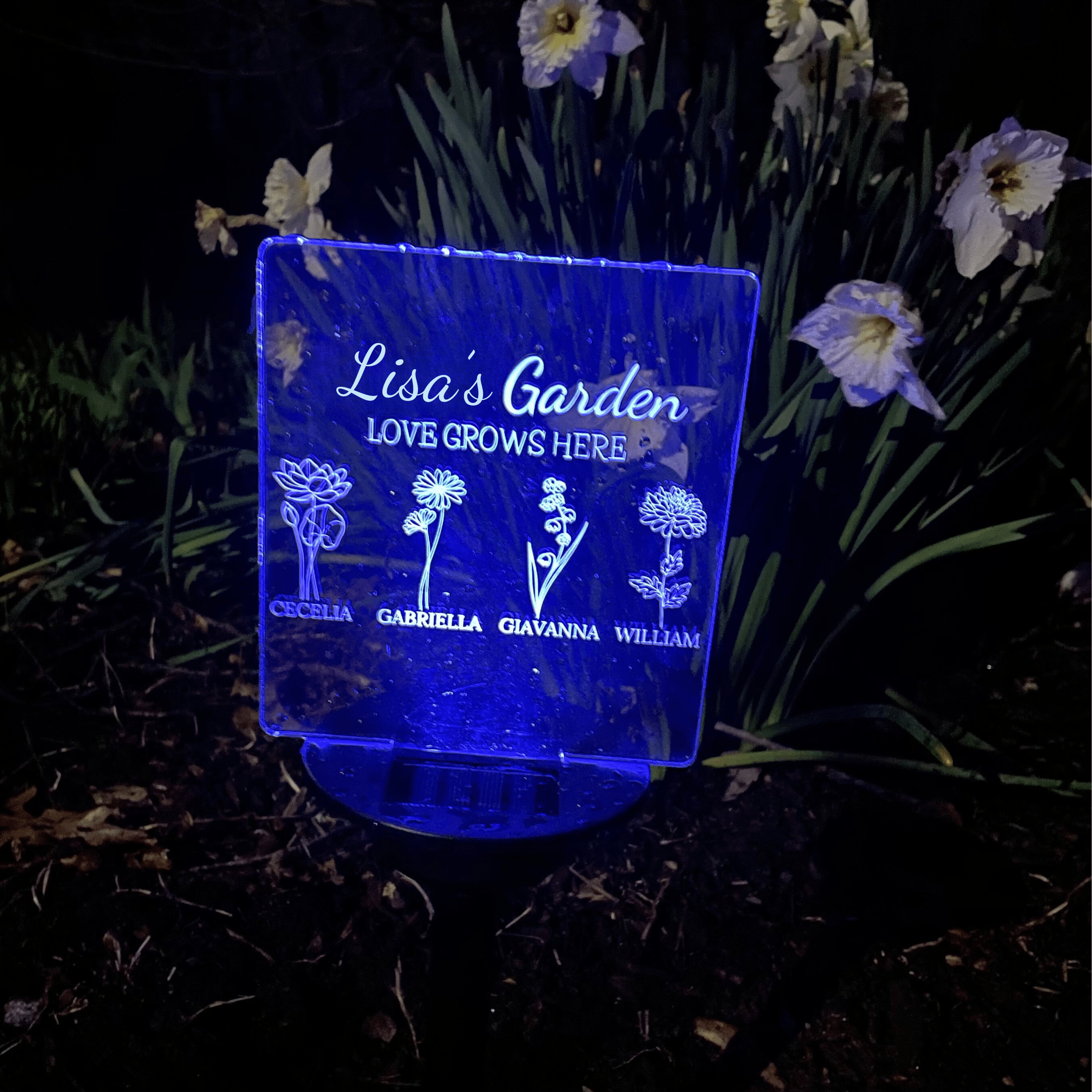 Radiant Love Garden Sign