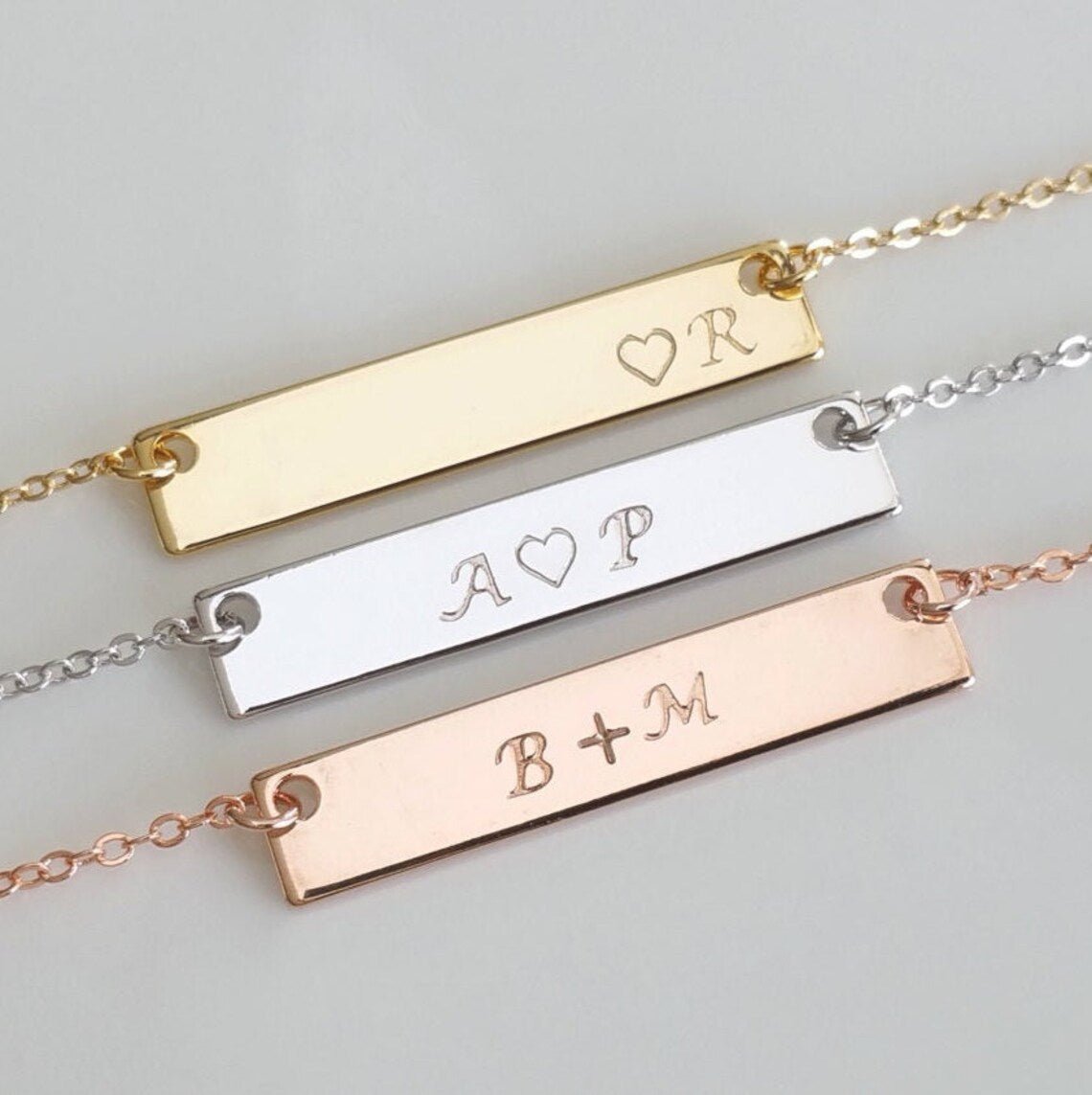 Love-ly Personalized Bar Necklace