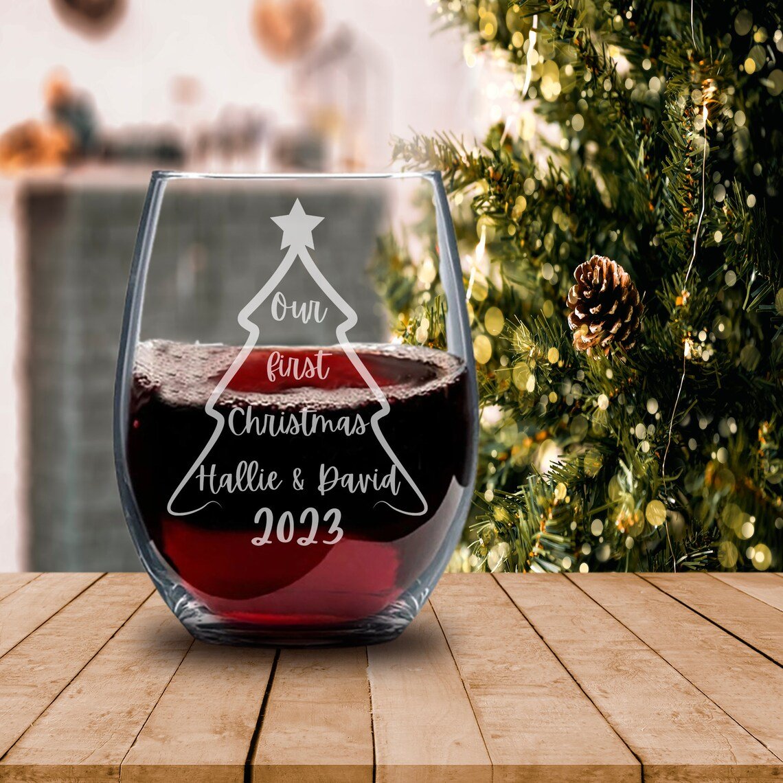 Personalized Wine Glass