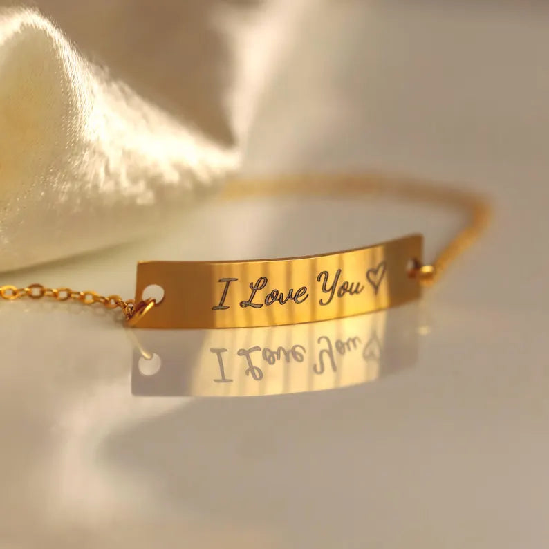 Custom Timeless Handwriting Bracelet