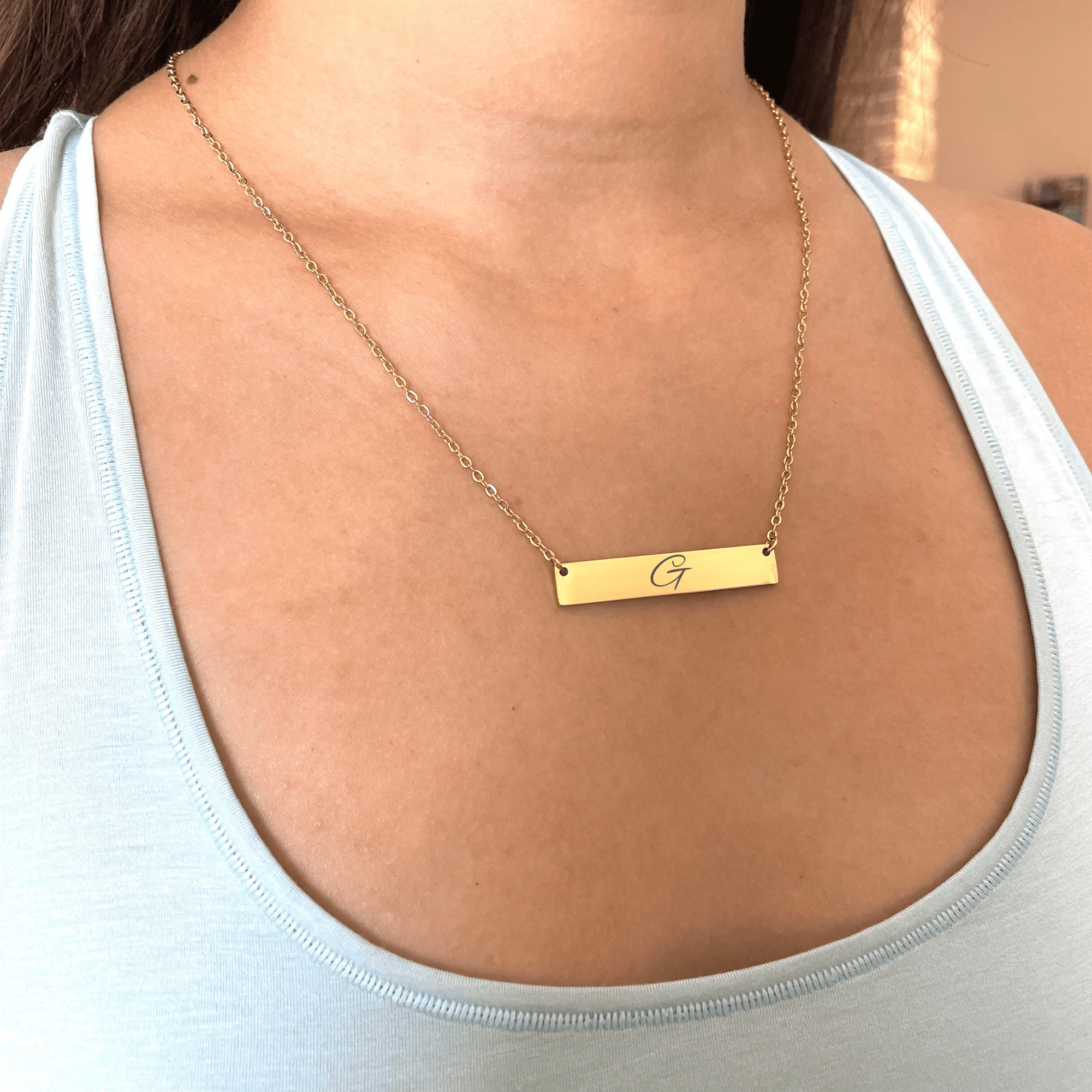 Timeless Custom Bar Necklace