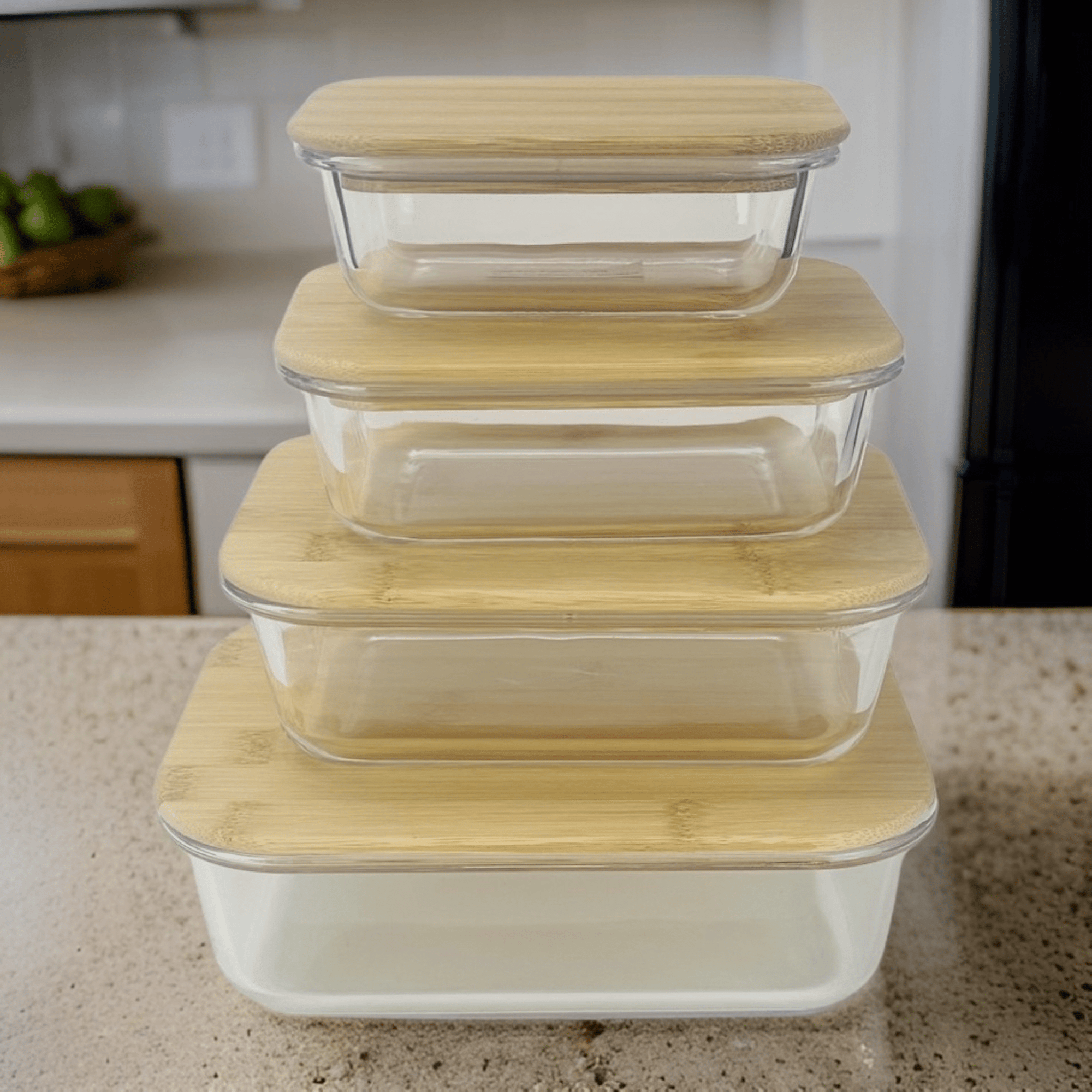 Savor & Store Personalized Glass Tupperware Set