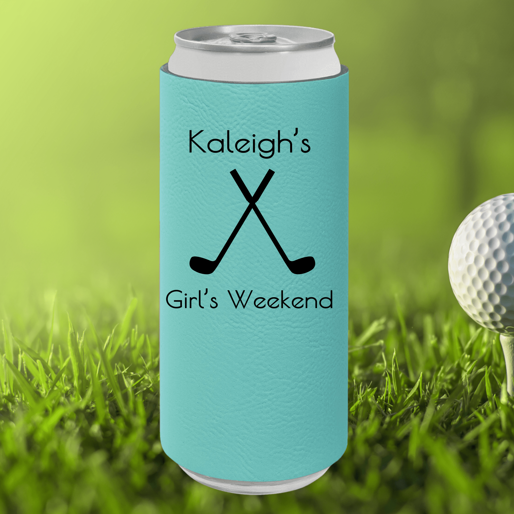 Girls Golf Weekend Koozie