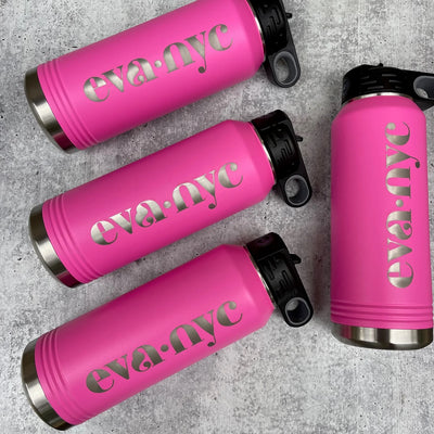 Personalized Thermos Water Bottles Stainless Steel Cup Custom Logo