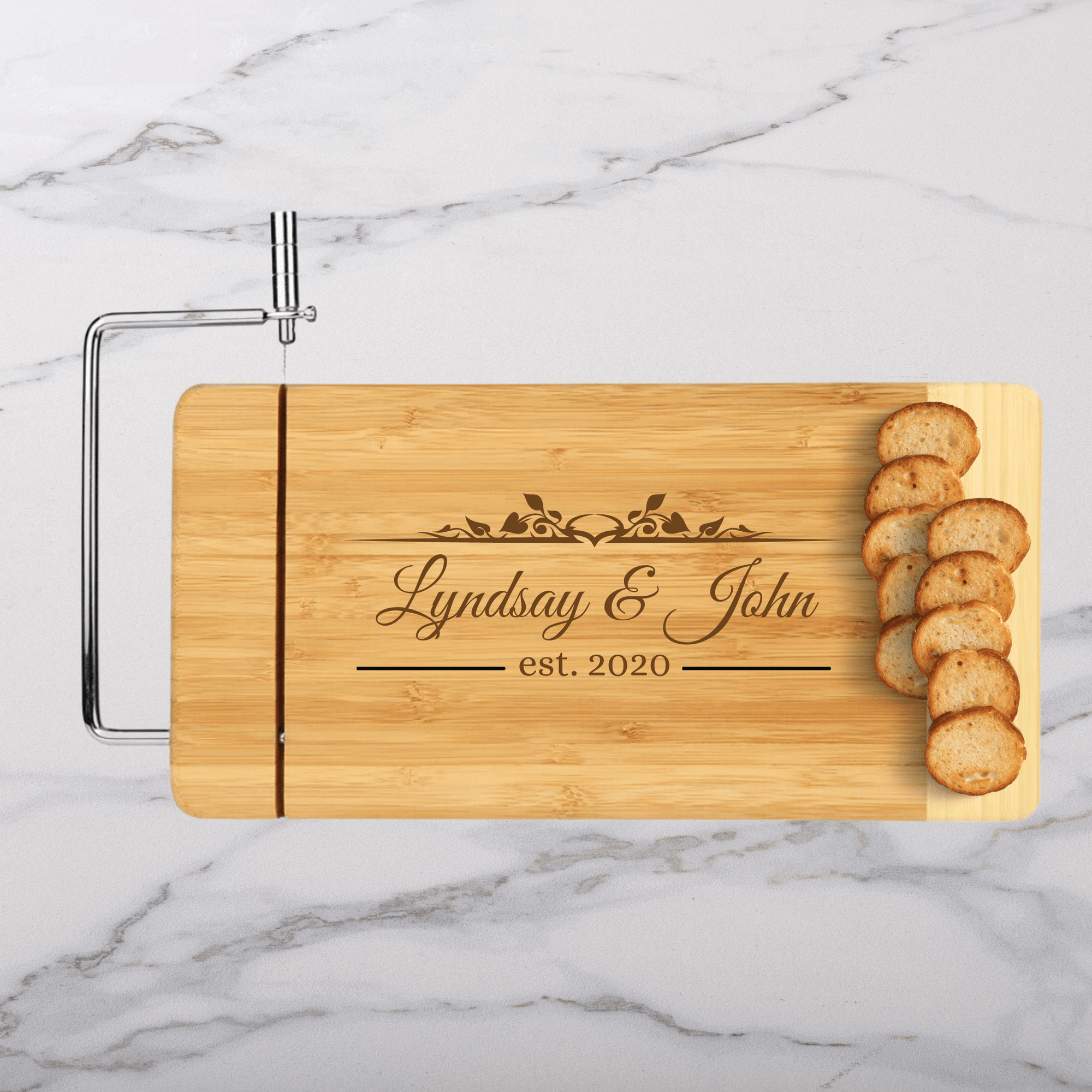 Our Love Story Cheese Cutting Board