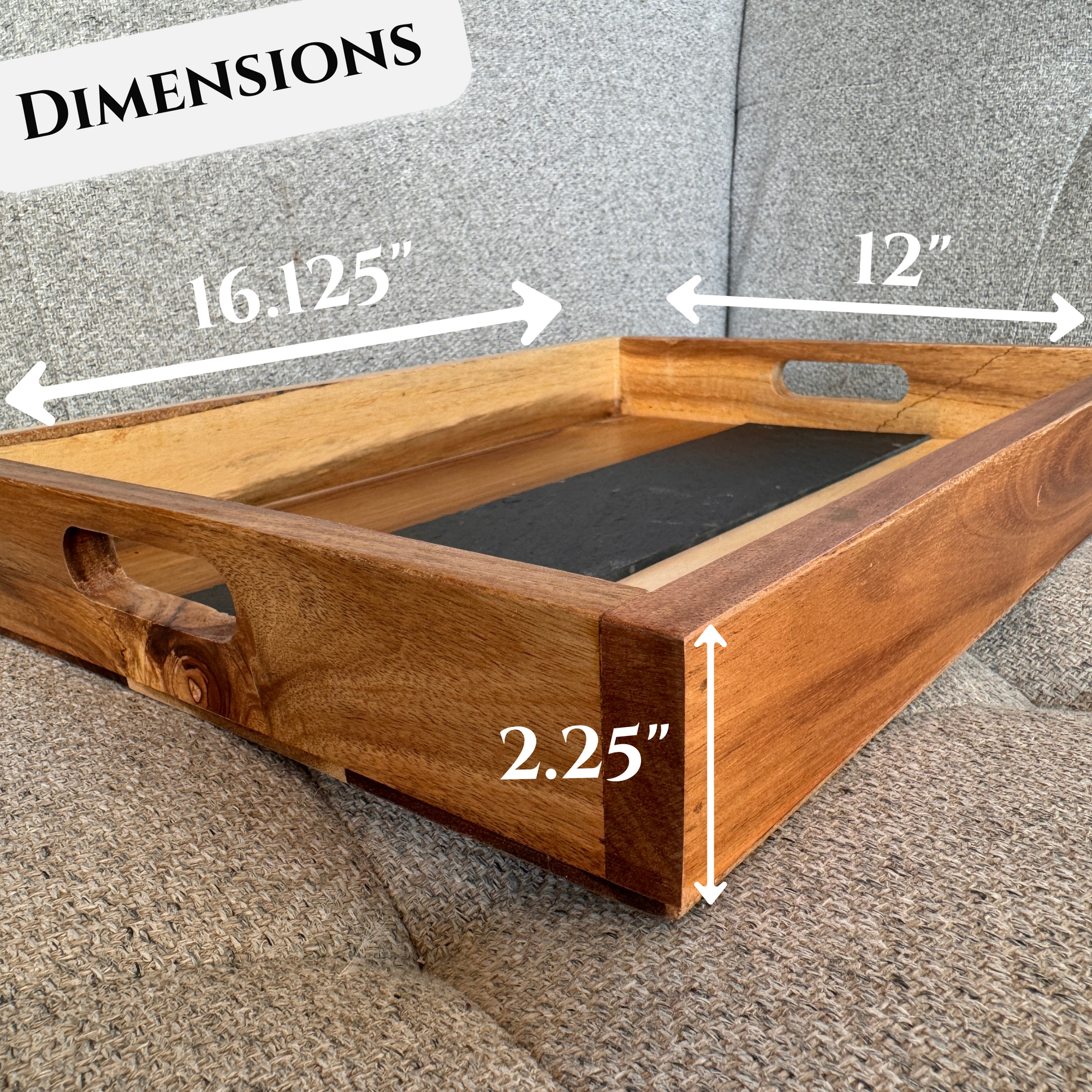 Signature Slate Custom Serving Tray