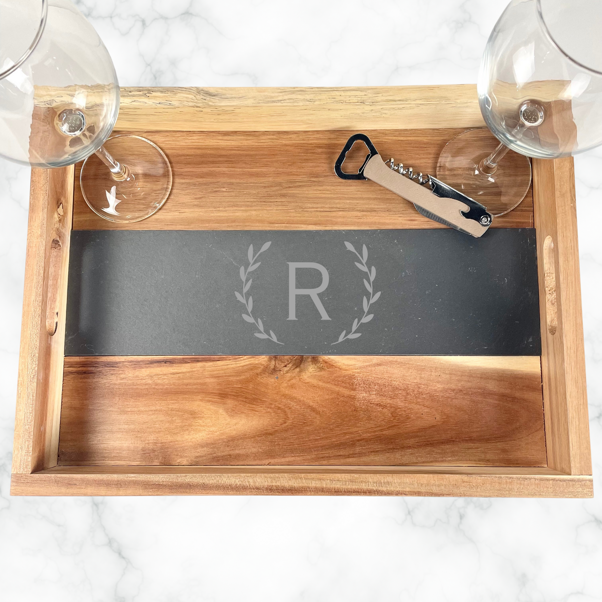 Signature Slate Custom Serving Tray