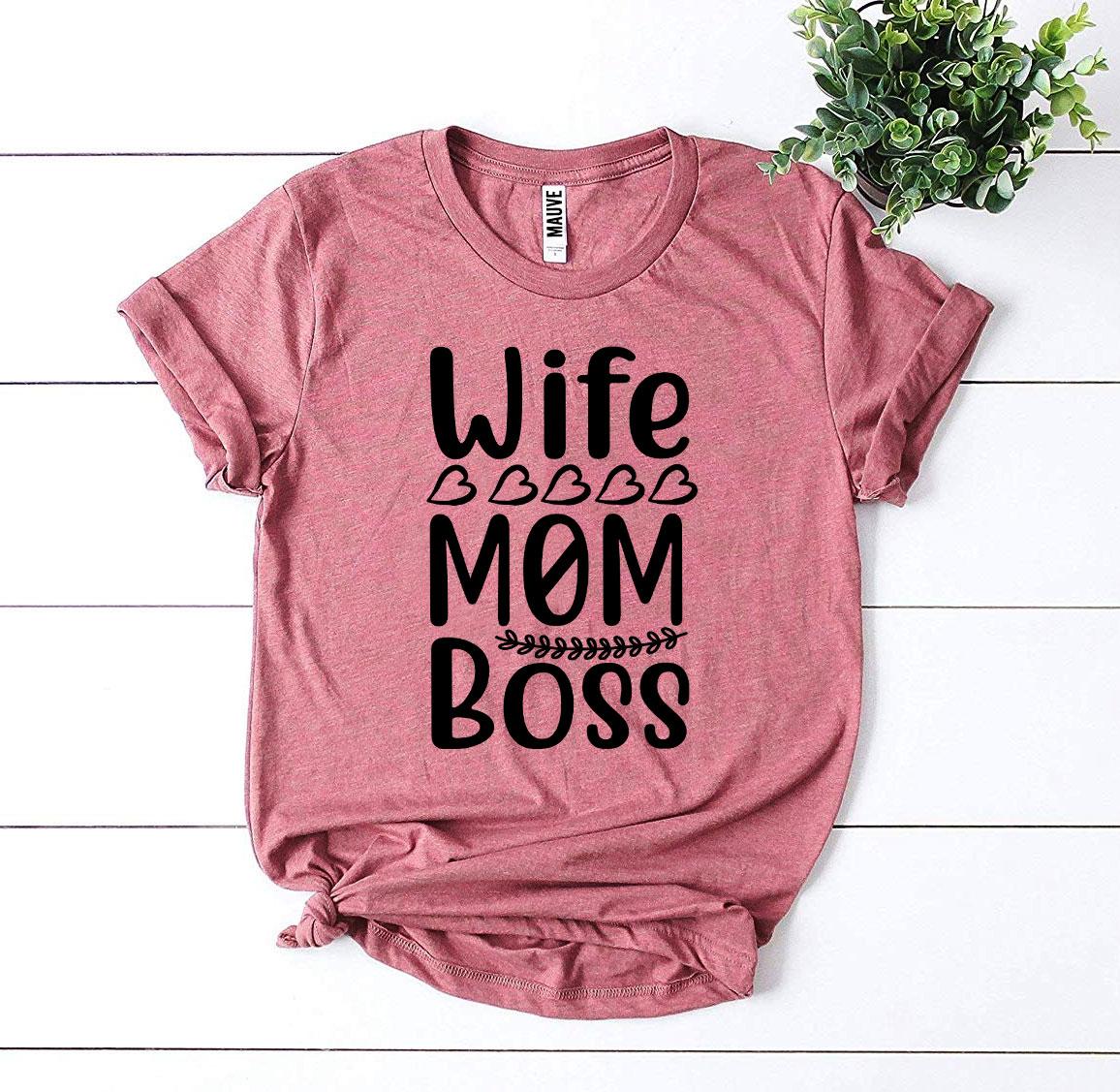 T-shirts Wife Mom Boss T-shirt